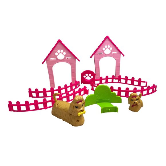 Barbie Puppy Play Park Playset Mattel 2011 Dogs Fence Missing Parts Replacement - Picture 1 of 7